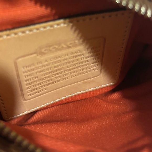 Coach vintage CC signature print canvas crossbody handbag main - Picture 6 of 9